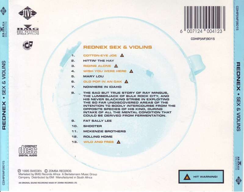 REDNEX - Sex & violins (CD) CDHIP (WF) 9015 NM