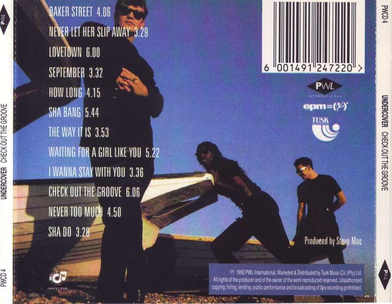 UNDERCOVER - Check out the groove (CD) PWCD 4 NM-