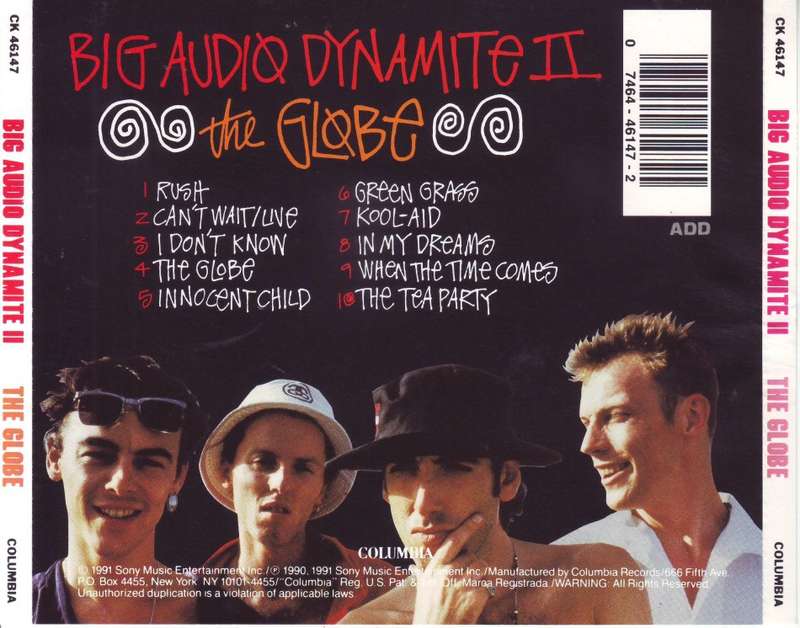 BIG AUDIO DYNAMITE II - The globe (CD) CK 46147 EX