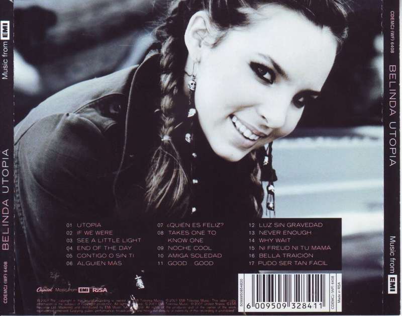 BELINDA - Utopia (CD) CDEMCJ (WF) 6408 NM