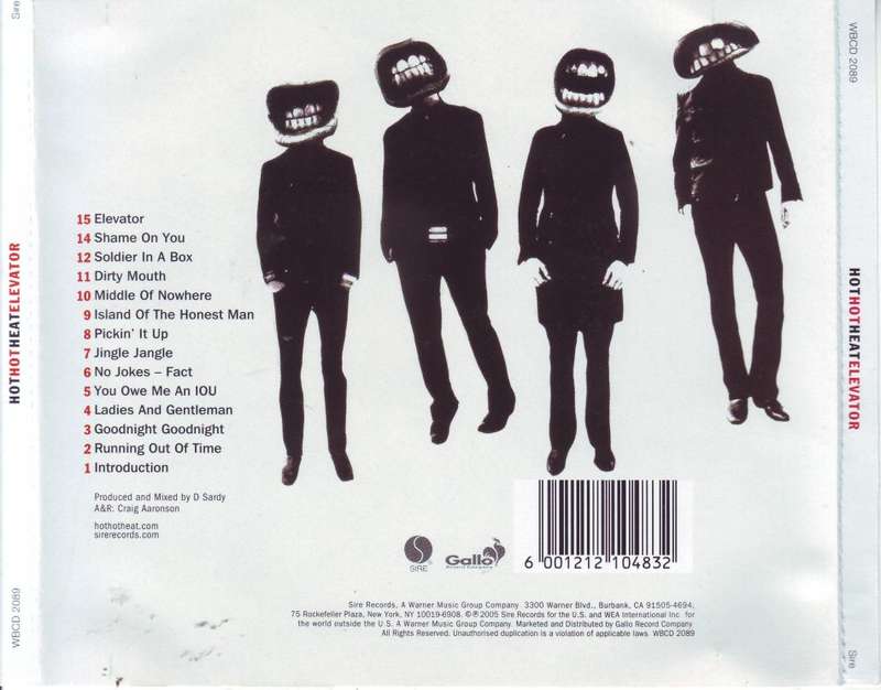 HOT HOT HEAT - Elevator (CD) WBCD 2089 NM-