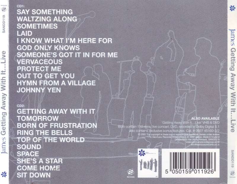 JAMES - Getting away with It...Live (double CD) SANDD119 NM-/EX