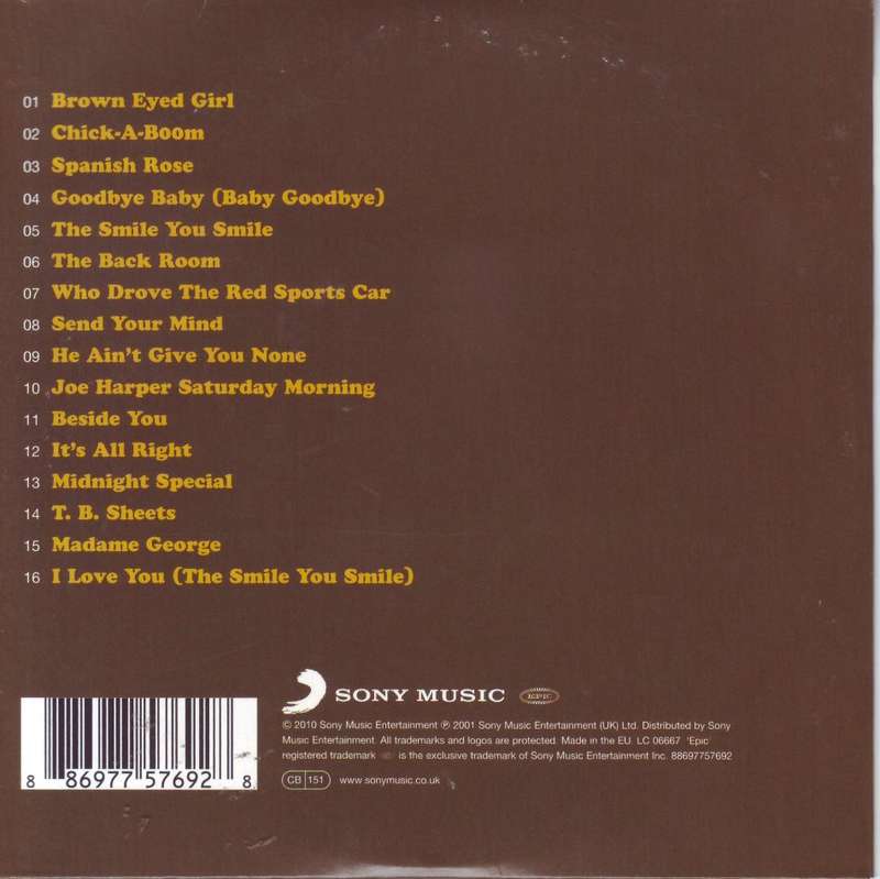 VAN MORRISON - Brown eyed girl (CD, cardsleeve) 88697757692 EX