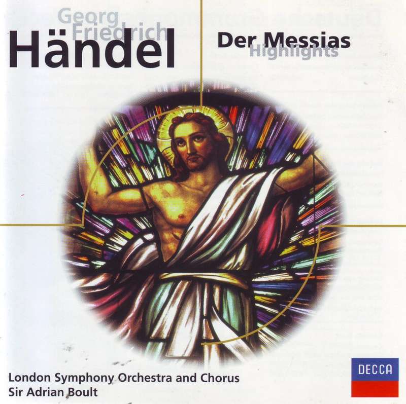HANDEL - Der messias highlights (CD) 458 642-2 EX (R25 SALE)