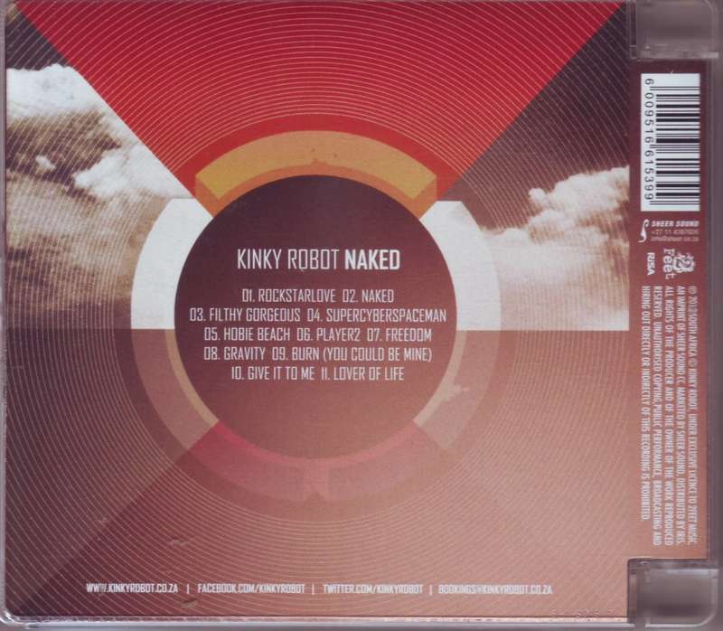 KINKY ROBOT - Naked (CD) SLCD 255 NM (R25 SALE)