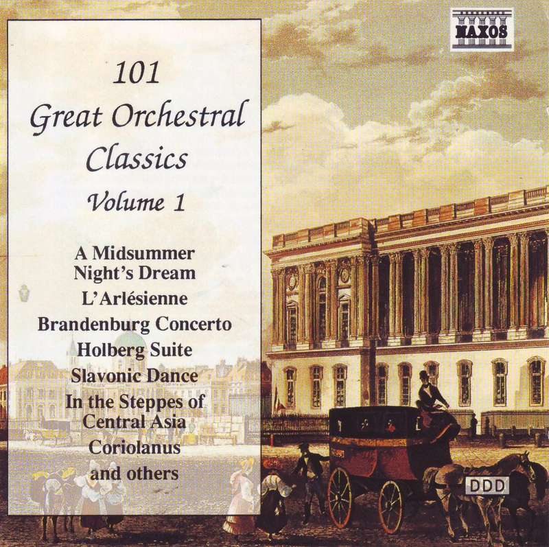 101 GREAT ORCHESTRAL CLASSICS - Volume 1 (CD) 8.551141 (R25 SALE).