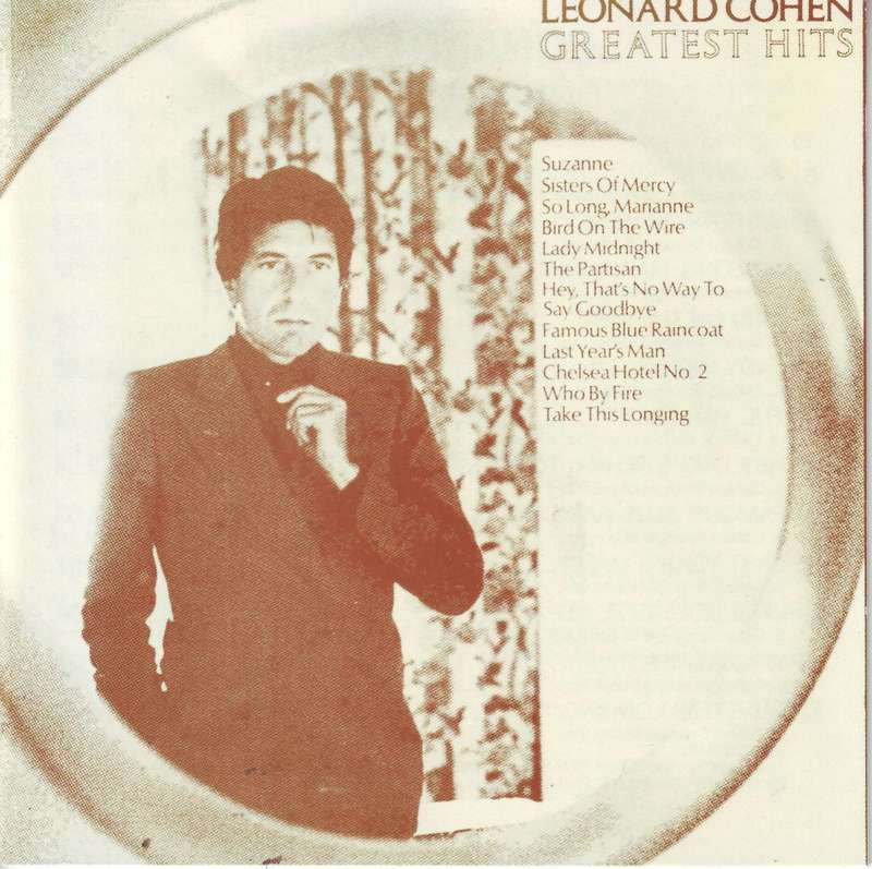 LEONARD COHEN - Greatest hits (CD) CDANIC 043 EX
