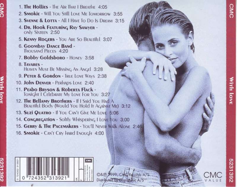 WITH LOVE: 16 GREAT LOVE SONGS - Compilation (CD) 5231392 NM
