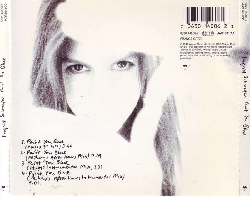 INGRID SCHROEDER - Paint you blue (CD single) MAG1041CD