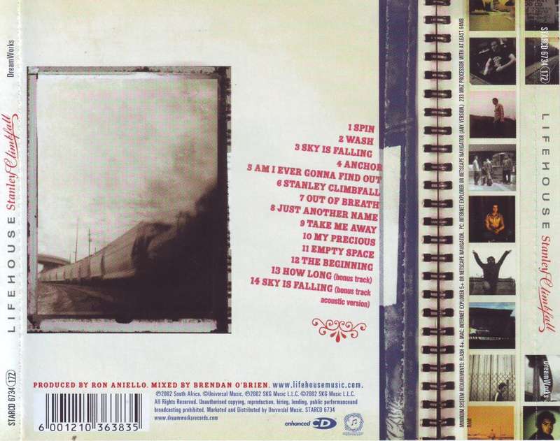 LIFEHOUSE - Stanley Climbfall (CD) STARCD 6734
