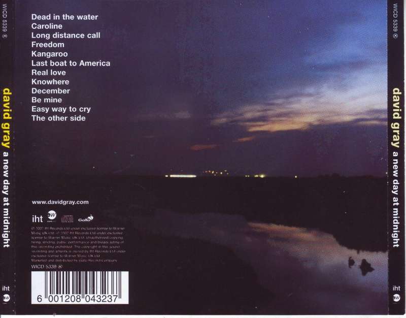 DAVID GRAY - A new day at midnight (CD) WICD 5339 K NM-