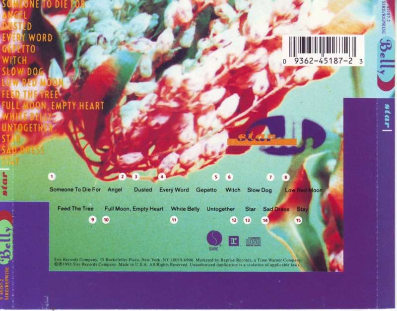 BELLY - Star (CD) 9 45187-2 NM-