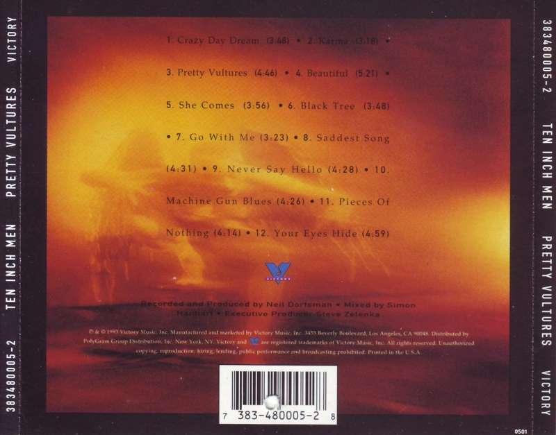 TEN INCH MEN - Pretty vultures (CD) 383480005-2 EX (R25 SALE)