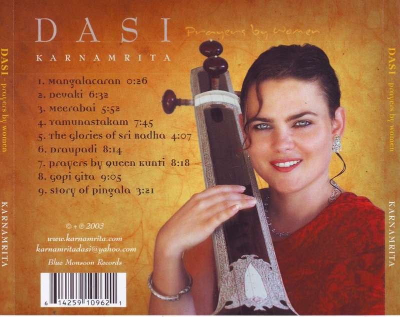 KARNAMRITA DASI - Dasi: prayers by women (CD) 614259109621  (R25 SALE)