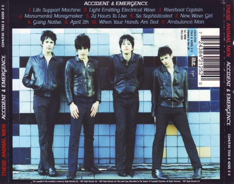 THESE ANIMAL MEN - Accident & emergency (CD) CDHUT40 NM- (R25 SALE)