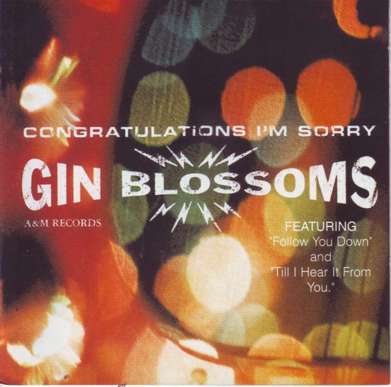 GIN BLOSSOMS - Congratulations, I`m Sorry (CD) STARCD 6239 EX