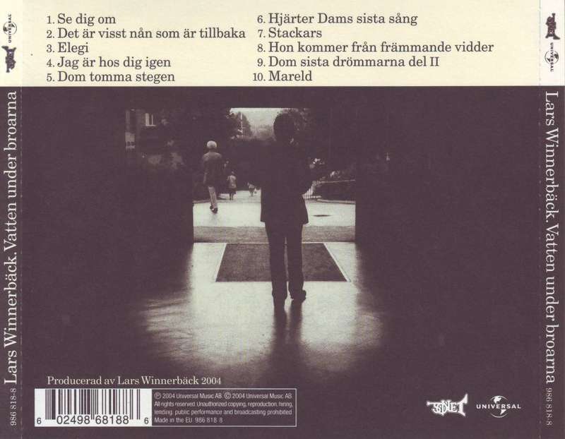 LARS WINNERBACK - Vatten under broarna (CD) 986 818-8 NM