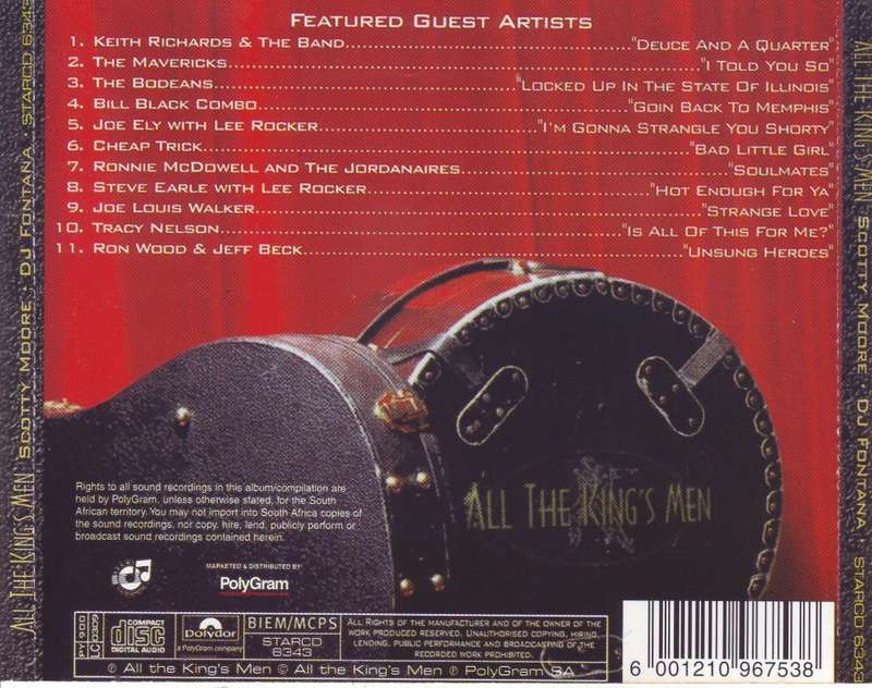 SCOTTY MOORE, DJ FONTANA - All the king`s men (CD) STARCD 6343 NM