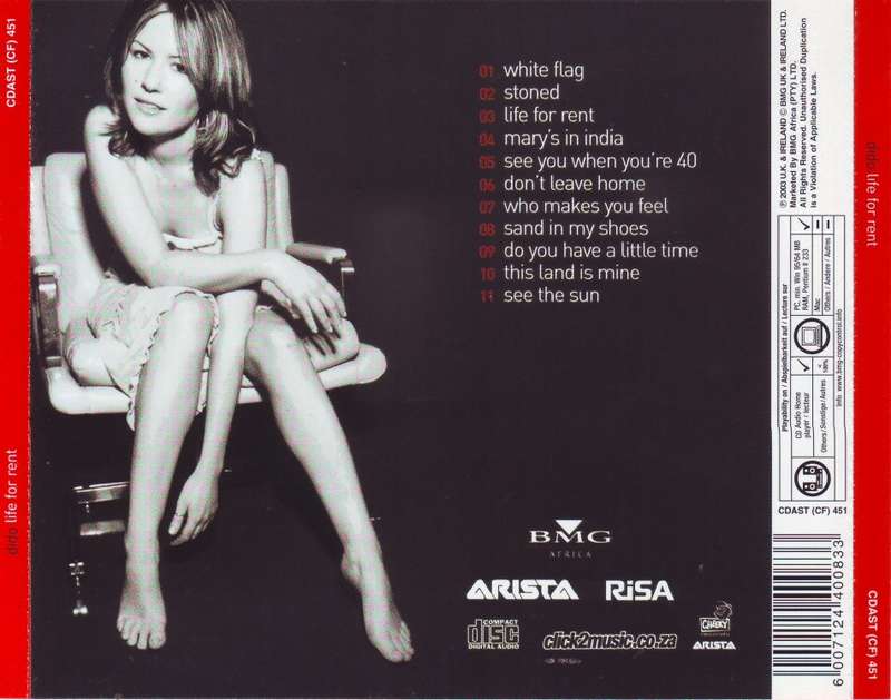 DIDO - Life for rent (CD) CDAST (CF) 451 NM