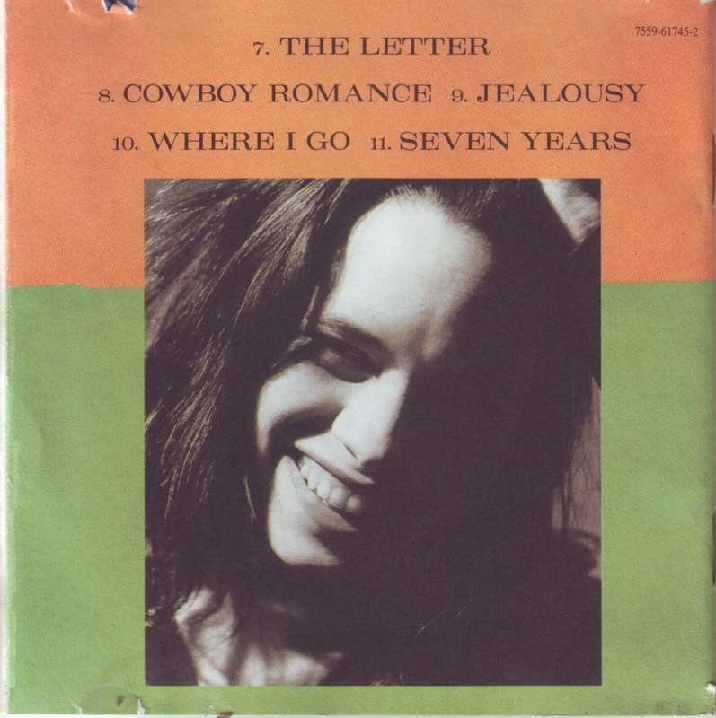 NATALIE MERCHANT - Tigerlily (CD, some water stains on back) 7559-61745-2 VG