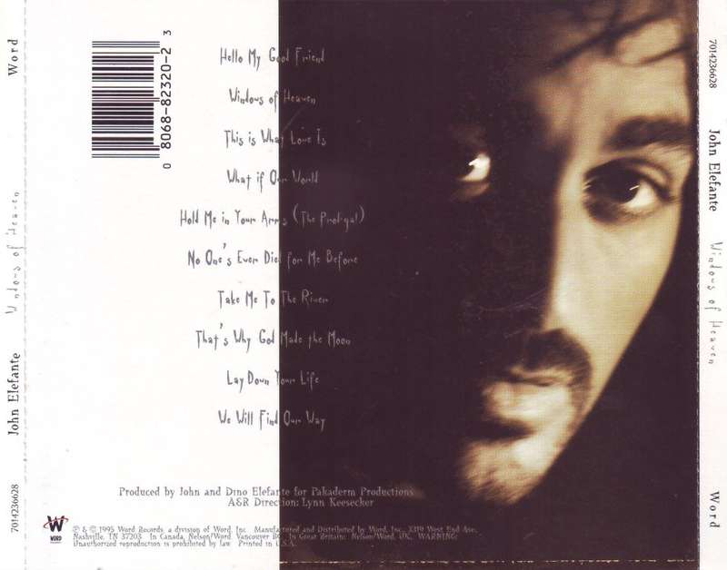 JOHN ELEFANTE - Windows of heaven (CD) 7014236628 EX