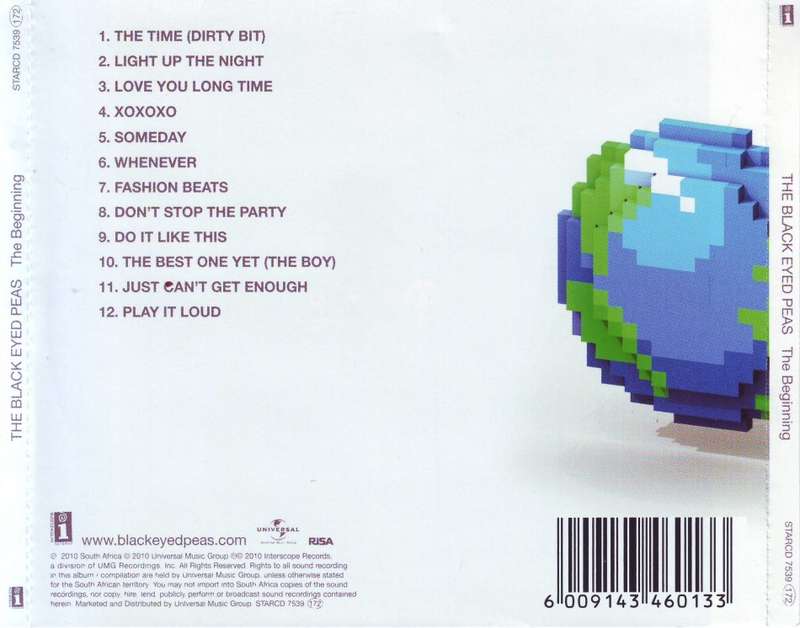 BLACK EYED PEAS - The beginning STARCD 7539