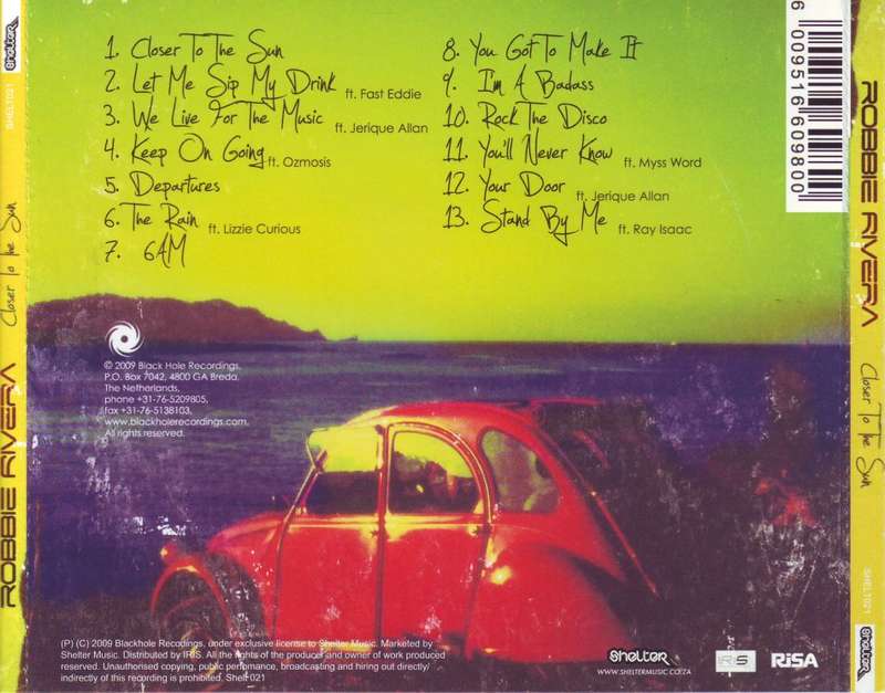 ROBBIE RIVERA -  Closer to the sun (CD)  SHELT021 NM