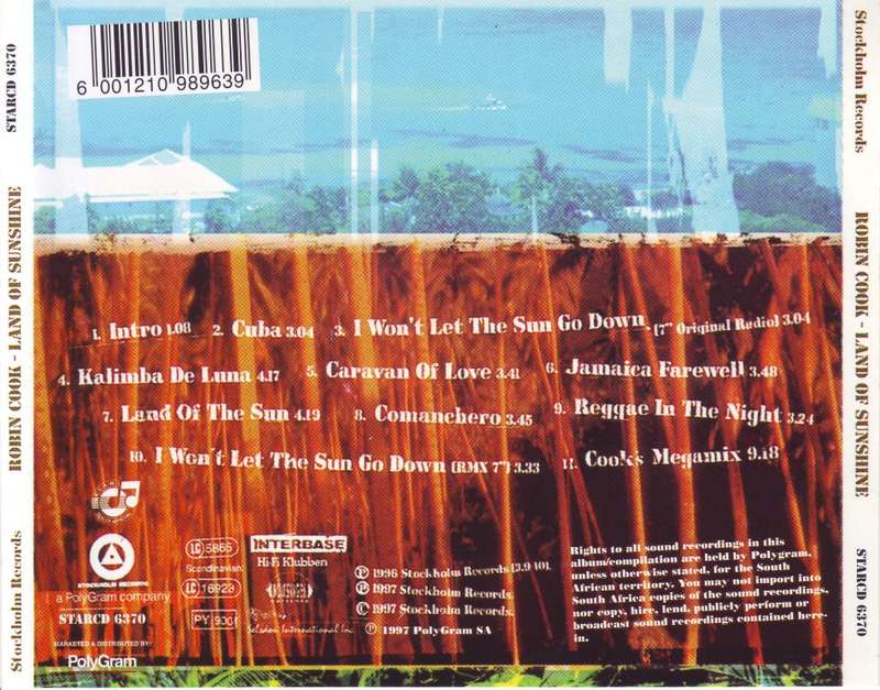 ROBIN COOK - Land of sunshine (CD) STARCD 6370 NM (R25 SALE)