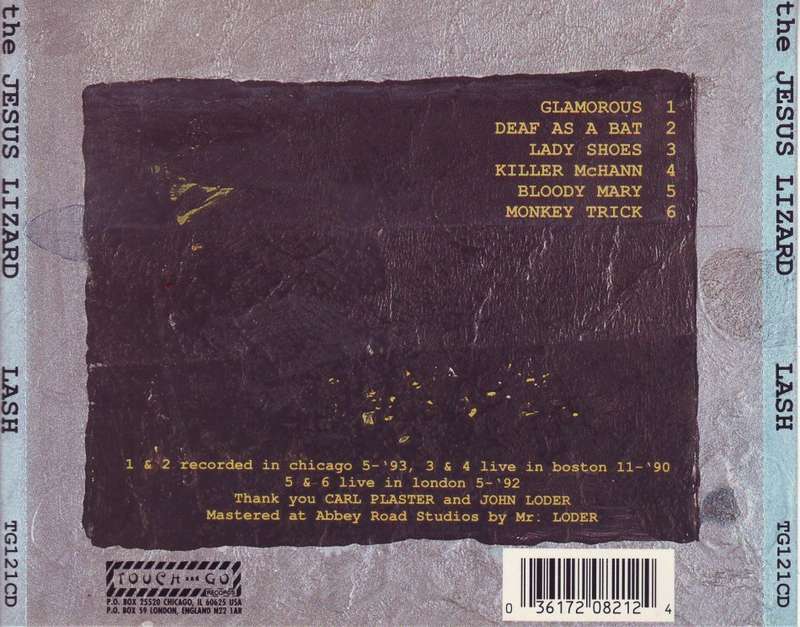 THE JESUS LIZARD - Lash (CD, EP) TG121CD NM-