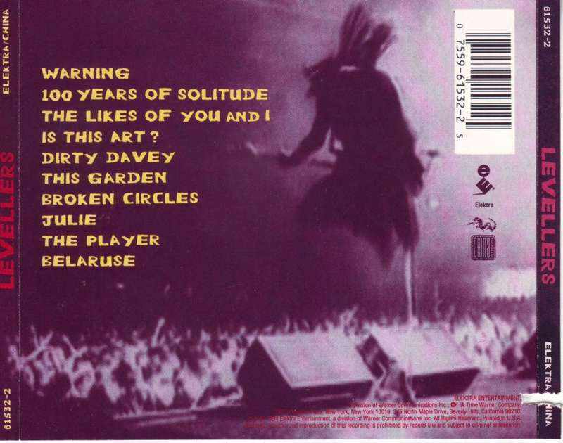THE LEVELLERS - Levellers (CD) 61532-2 NM-