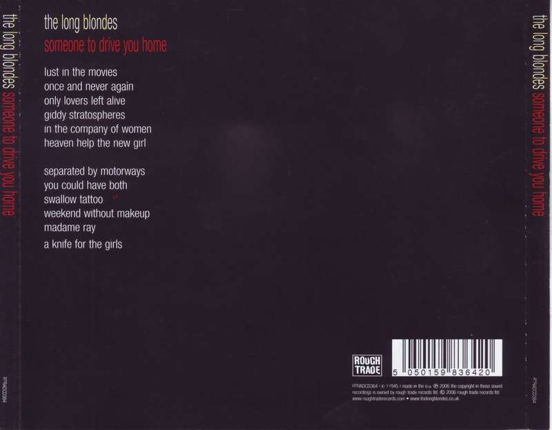 THE LONG BLONDES - Someone to drive you home (CD)  RTRADCD364 NM