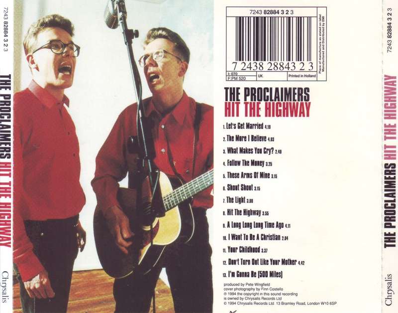 THE PROCLAIMERS - Hit the highway (CD) 7243 82884 3 2 3 NM