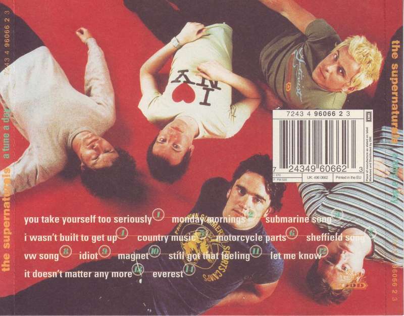 THE SUPERNATURALS - A tune a day (CD) 7243 4 96066 2 3 NM (R25 SALE)