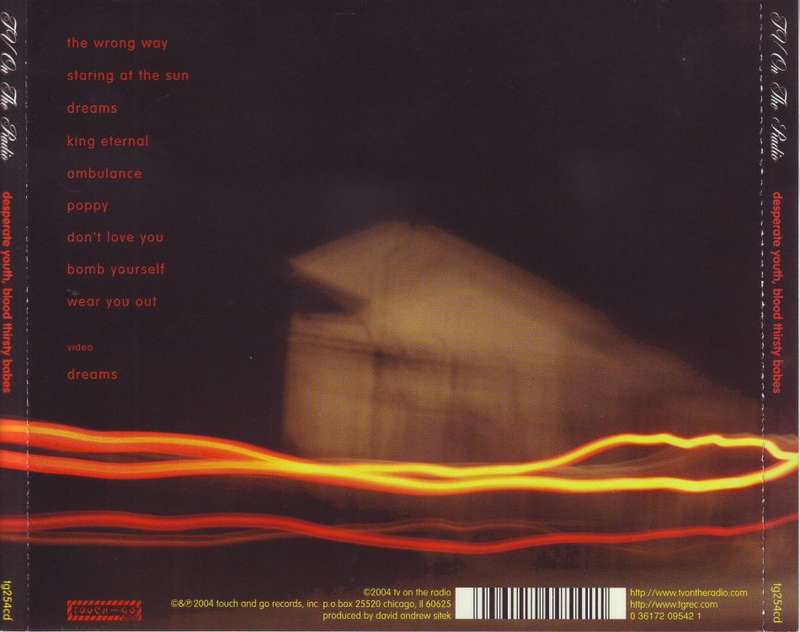 TV ON THE RADIO - Desperate youth, bloodthirsty babes (CD) tg254cd NM