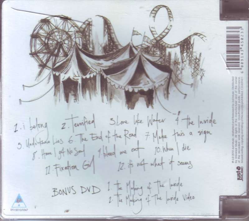 Zebra & Giraffe - The Inside (CD & DVD) CDJUST 411