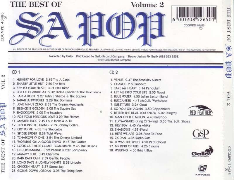 THE BEST OF SA POP VOL.2 - Compilation (double CD) CDGMPD 40486