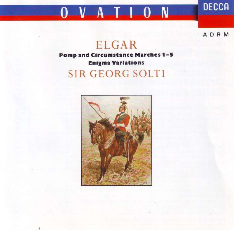 ELGAR - Pomp and circumstance marches 1-5/ enigma variations (CD) 417 719-2 NM (R25 SALE)