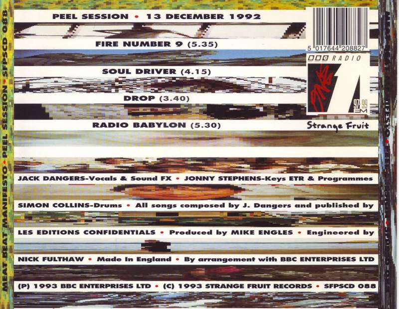MEAT BEAT MANIFESTO - Peel session (CD, EP) SFPSCD 088 NM