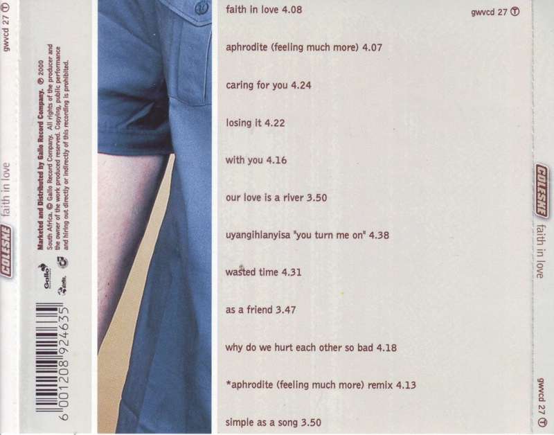 COLESKE - Faith in love (CD) gwvcd 27