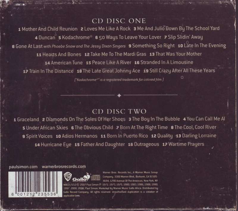 PAUL SIMON - The Essential Paul Simon (double CD) WBCD 2153 EX (FREE BULK SHIPPING)