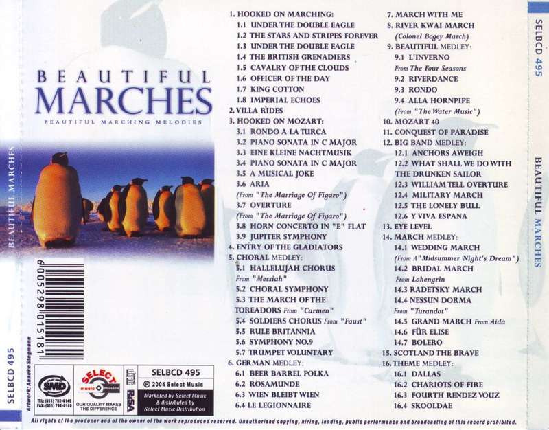 BEAUTIFUL MARCHES - Compilation (CD) SELBCD 495 (R25 SALE)
