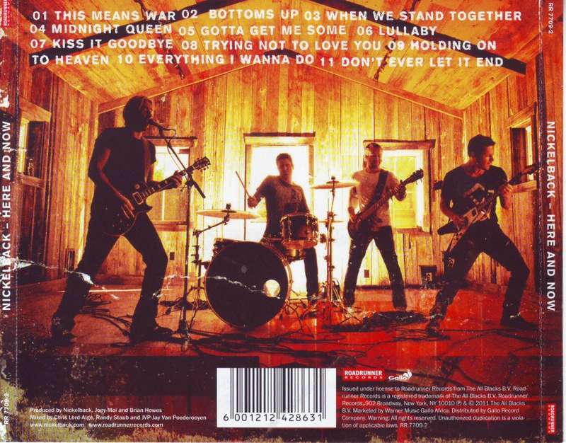 NICKELBACK - Here and now (CD) RR 7709-2 NM-