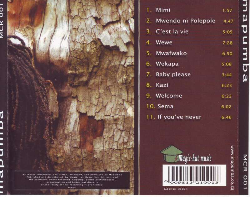 MAPUMBA - Mapumba (CD) MCR 001 EX
