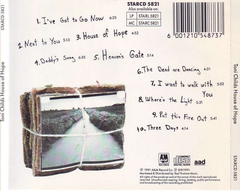 TONI CHILDS - House of hope (CD) STARCD 5821 EX