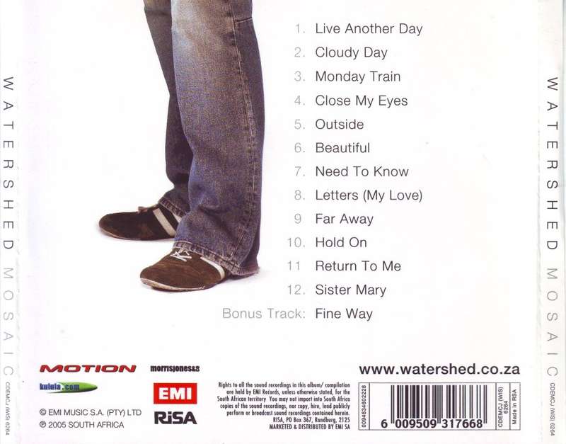WATERSHED - Mosaic (CD)  CDEMCJ (WIS) 6264