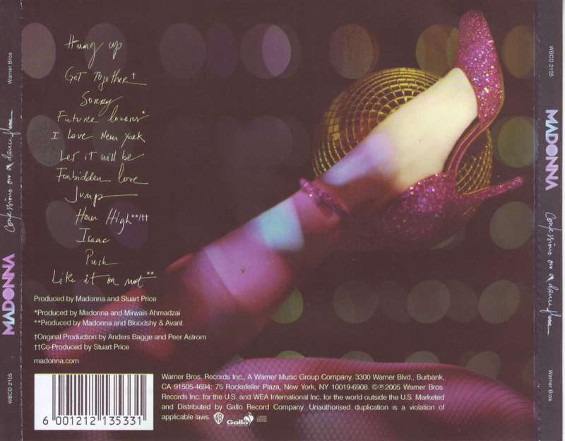 MADONNA - Confessions on a dance floor (CD) WBCD 2105 EX