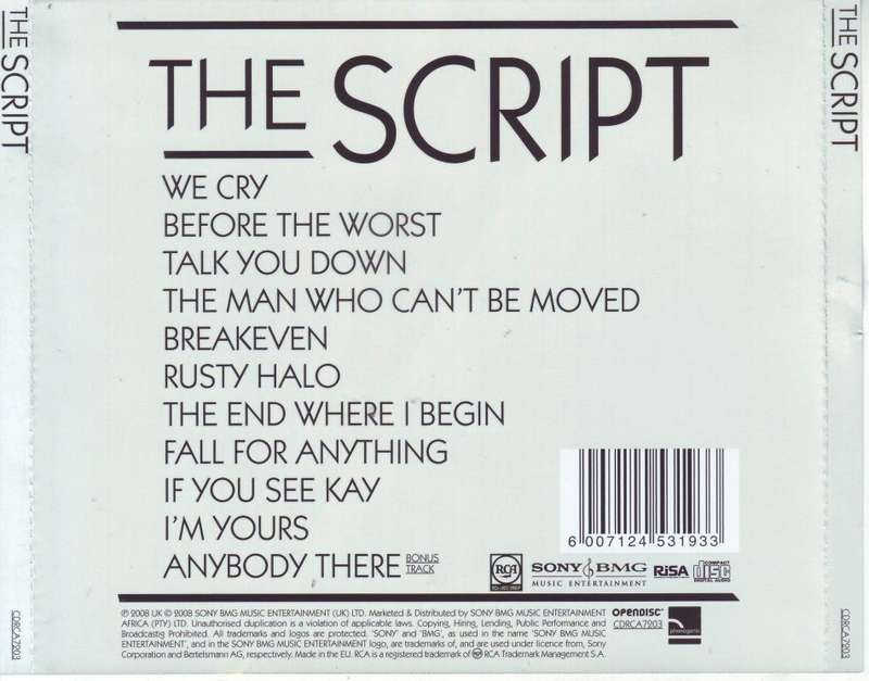 THE SCRIPT - The script (CD) CDRCA 7203 NM