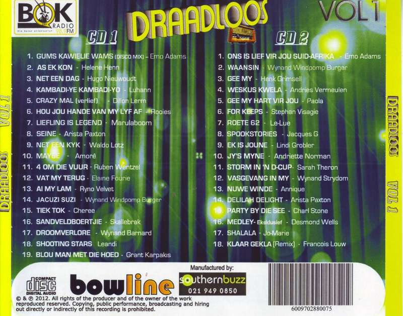 DRAADLOOS VOL. 1 - Compilation (double CD) R2002395