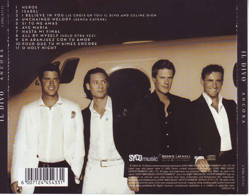 IL DIVO - Ancora (CD) CDRCA7133 EX (R25 SALE)