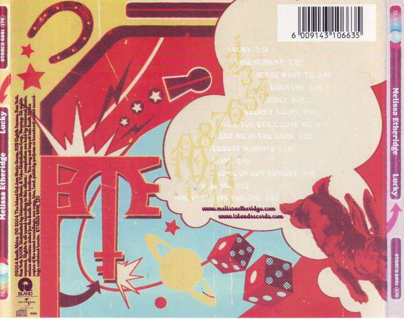 MELISSA ETHERIDGE - Lucky (CD) STARCD 6891 EX